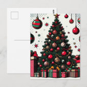 Carte Postale Arbre de Noël (Devant / Derrière)