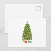 Carte Postale Arbre de Noël (Devant / Derrière)