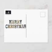 Carte Postale Arbre de Noël Abstrait (Dos)