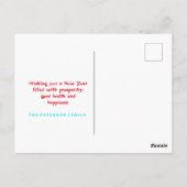 Carte Postale Arbre de Noël américain ukrainien  (Dos)