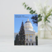 Carte Postale Arbre de Noël au Capitole (Debout devant)