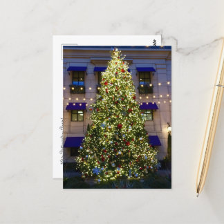 Carte Postale Arbre de Noël au Waldorf Astoria Chicago