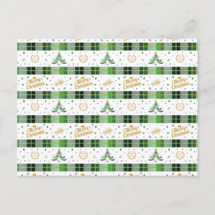 Carte Postale Arbre de Noël Avocat - Balance de la Justice