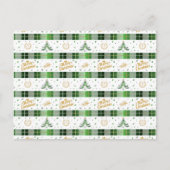 Carte Postale Arbre de Noël Avocat - Balance de la Justice (Devant)