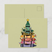 Carte Postale Arbre de Noël Enseignant Vie Cadeau Enseignement (Devant / Derrière)