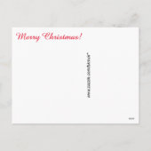 Carte postale - Arbre de Noël et décorations (Dos)