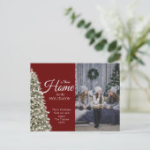 Carte Postale Arbre de Noël Nouvelle maison pour les vacances Ph (Debout devant)