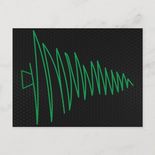 Carte postale Arbre de Noël Scribble (Devant)