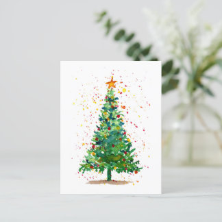 Carte Postale Arbre de Noël vert Waterton