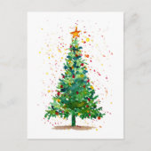 Carte Postale Arbre de Noël vert Waterton (Devant)