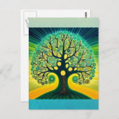 Carte postale Arbre de vie (Devant / Derrière)