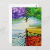 Carte Postale Arbre de vie (Devant / Derrière)