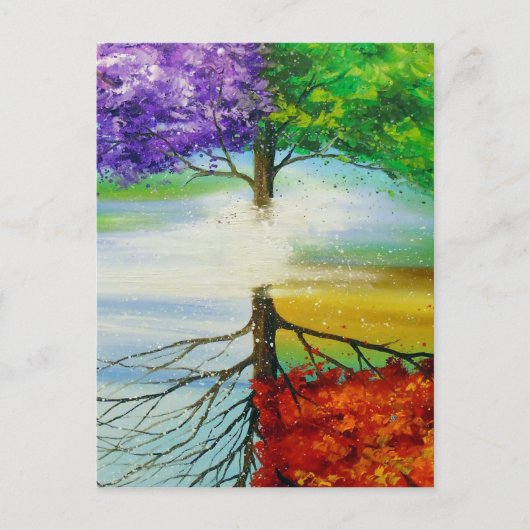 Carte Postale Arbre de vie (Devant)