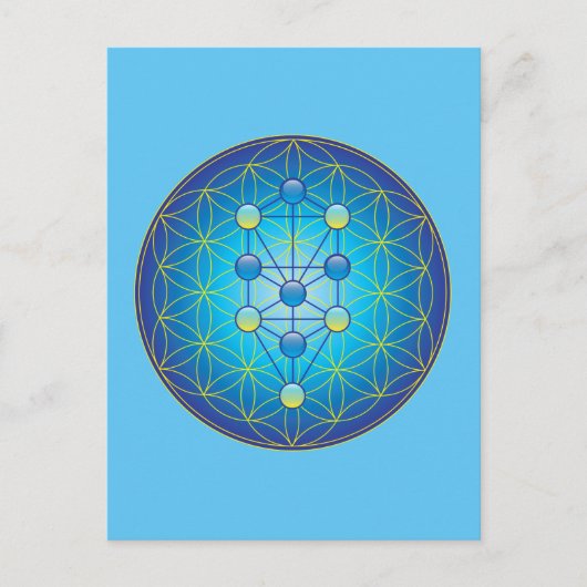 Carte Postale Arbre De Vie (Devant)