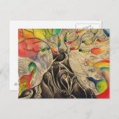 Carte Postale Arbre de vie (Devant / Derrière)