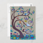 Carte Postale Arbre de vie (Devant / Derrière)