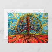 Carte Postale Arbre de vie (Devant / Derrière)