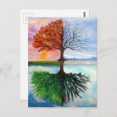 Carte Postale Arbre de vie (Devant / Derrière)