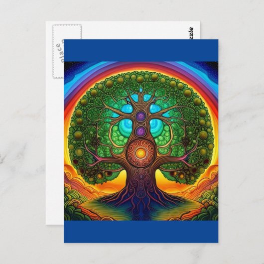 Carte postale Arbre de vie (Devant / Derrière)