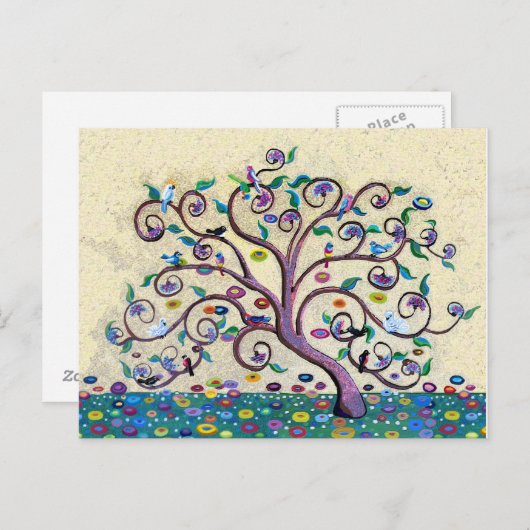 Carte Postale Arbre de vie (Devant / Derrière)