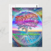 Carte Postale Arbre de vie (Devant / Derrière)