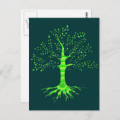 Carte Postale arbre de vie (Devant / Derrière)