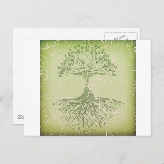 Carte Postale Arbre de vie (Devant / Derrière)