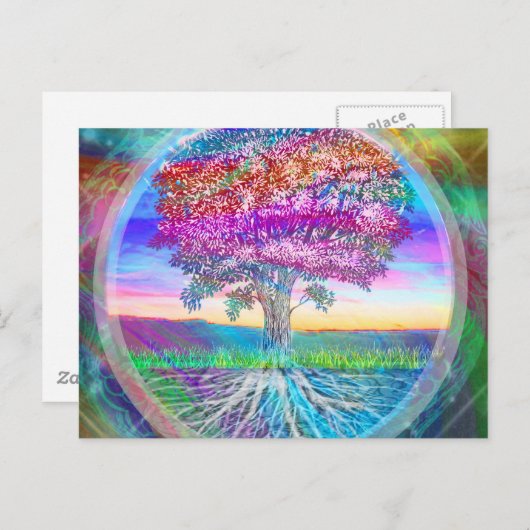 Carte Postale Arbre de vie (Devant / Derrière)