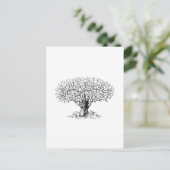 Carte Postale Arbre de vie - animaux (Debout devant)