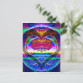 Carte Postale Arbre de vie arc-en-ciel (Debout devant)