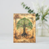 Carte Postale Arbre de vie celtique (Debout devant)