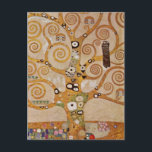Carte Postale Arbre de vie de Gustav Klimt, Art Nouveau stylisé<br><div class="desc">Arbre de vie (1905-1911) de Gustav Klimt. L'Arbre de Vie est une peinture vintage de l'Art Nouveau représentant l'arbre de la connaissance qui remet en question l'oiseau noir de proie, symbole de la mort. Le cycle de vie normal tel que compris par Freud et Klimt. Le Stoclet Frieze est une...</div>