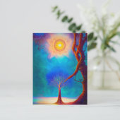 Carte Postale Arbre de vie du nouvel âge (Debout devant)