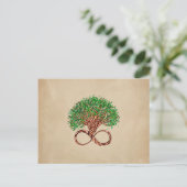 Carte Postale Arbre de vie - Infinité (Debout devant)