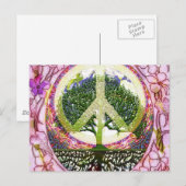 Carte Postale Arbre de vie Le souffle de vie (Devant / Derrière)