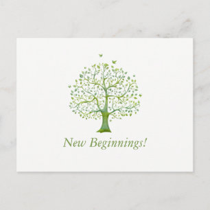 Carte Postale Arbre de vie, Merci de mariage élégant