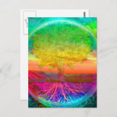 Carte Postale Arbre de vie Miracles (Devant / Derrière)