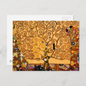 Carte Postale Arbre de vie par Gustav Klimt Fine Art (Devant / Derrière)