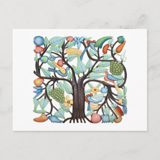 Carte Postale ARBRE DE VIE pastel