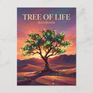 Carte Postale Arbre de Vie (Shajarat-al-Hayat) Bahreïn