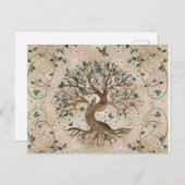 Carte Postale Arbre de vie - Yggdrasil (Devant / Derrière)