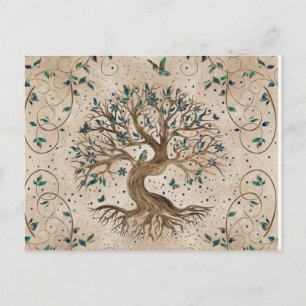 Carte Postale Arbre de vie - Yggdrasil
