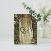 Carte Postale Arbre des amoureux (Debout devant)