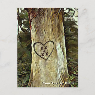 Carte Postale Arbre des amoureux