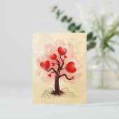 Carte Postale Arbre des coeurs (Debout devant)