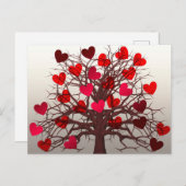 Carte Postale Arbre des coeurs (Devant / Derrière)