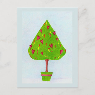 Carte postale Arbre des coeurs
