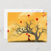 Carte Postale Arbre des coeurs brisés (Devant / Derrière)