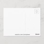 Carte Postale Arbre des Coeurs mignons coeurs merci (Dos)