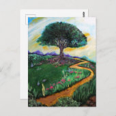 Carte Postale Arbre D'Imagination (Devant / Derrière)